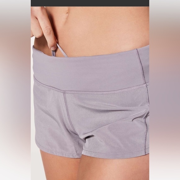 COPY - Lululemon Speed Up Short 2.5" Dusty Dawn Purple Size 8 - Picture 4 of 12